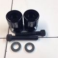 Xkh- Swingarm Spools Black Gs Engraved Logo For Suzuki Gsf1250s Gsx 1300bk Gsx-r 1000 1100 600 750 Rf900 Rf600 R Sfv650 Tl1000r