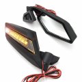 Httmt- Utv Racing Side Led Turn Signal Mirrors Set Compatible With Can Am Maverick X3 2017-2019 Usa P N Utv-010-a