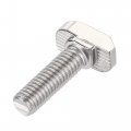 Uxcell M6x25mm T-slot Drop-in Stud Sliding Bolt Screw Carbon Steel For 30 Series Aluminum Profile 10pcs