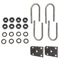 M14x2 0 Diameter U Bolt Kit Fit For Built Trailer Leaf Springs Connection 5200lbs-7000lbs Axles