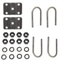 M14x2 0 Diameter U Bolt Kit Fit For Built Trailer Leaf Springs Connection 5200lbs-7000lbs Axles