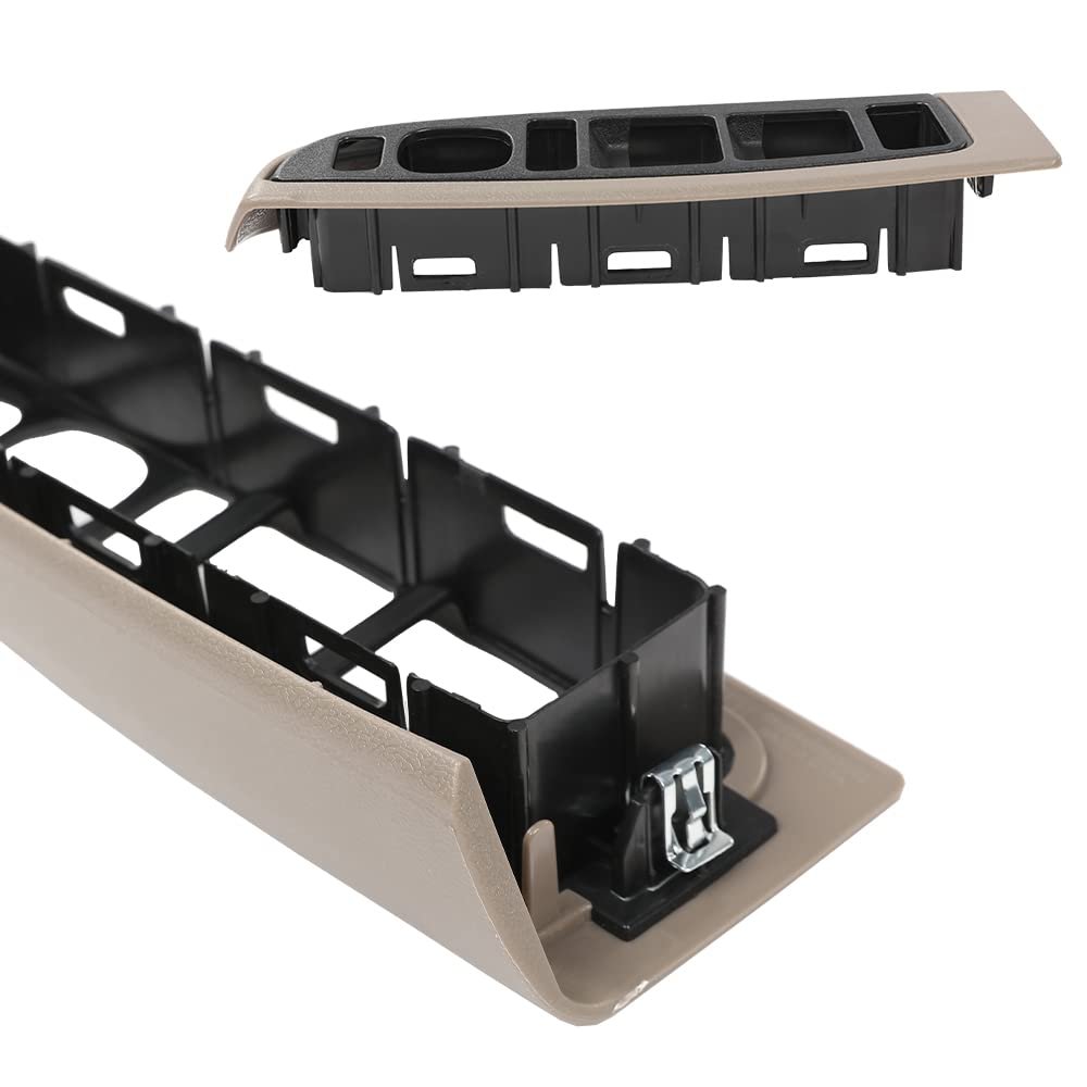 Front Window Switch Trim Bezel Set Left Driver Side For Chevy Silverado Gmc Sierra 1500 2500 3500 2003 2007 And Avalanche 2004