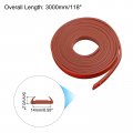 Uxcell U Shape Furniture Edge Banding 3 Meters Self Adhesive Flexible Edging Trim 5x14mm Tpe Guards For Cabinets Repair