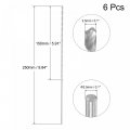 Uxcell Hss High Speed Steel Extra Long Twist Drill Bits 2 5mm Diameter 250mm Length 6 Pcs