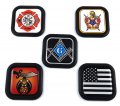 Shriner Shriners Mason Square Black Rim Emblem Car 3d Decal Badge Bumper 2