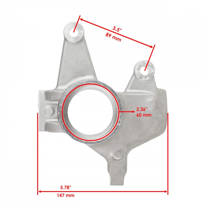 Caltric Front Left Wheel Knuckle For Can-am Outlander 1000 1000r Max 2013 2014 2015-2020