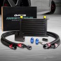 25 Row Engine Aluminum Transmission Oil Cooler Kit For Bmw N54 Twin Turbo 135i E82 335 E90 E92 E93