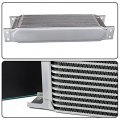G-plus 25 Row Engine Aluminum Transmission Oil Cooler Kit Compatible With Bmw N54 Twin Turbo 135i E82 335 E90 E92 E93