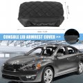 X Autohaux Car Center Console Lid Armrest Seat Box Cover Protector Replacement Microfiber Leather For Nissan Altima 2008-2012