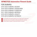 Vipmotoz Full Led Sequential Side View Mirror Turn Signal Lamp Compatible With 2018-2023 Subaru Outback Crosstrek Forester