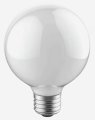 Ge Reveal Led Hd Color-enhancing G25 Globe 5 Watt 400 Lumen Dimmable Decorative Medium Base Frosted Bulb 2-pack 