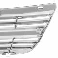 Gm1200428 Factory Style Front Bumper Grill Grille Assembly With Chrome Moulding Compatible Chevy Impala 2000-2005 Matte Black