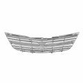 Gm1200428 Factory Style Front Bumper Grill Grille Assembly With Chrome Moulding Compatible Chevy Impala 2000-2005 Matte Black