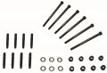 68835 Valve Cover Hardware Kit For 3 In Tall Big Block Chevy Covers With Tubes On Intake Silver Clear Zinc Finish 