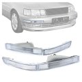 Hecasa Pair Turn Signal Lights For 1990-1994 Lexus Ls400 Replacement Lx2530102 Lx2530103 Lx2531102 Lx2531103 Front Bumper Light 