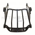 Httmt Adjustable Detachable Backrest Sissy Bar With 4 Point Docking Hardware Two Up Luggage Rack Compatible Touring Road King