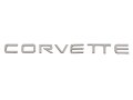 1991-1996 Corvette Rear Letters Silver Finish