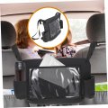 Favomoto Car Seat Storage Bag Back Pocket Tablet Holder For Purse Hanging Metal