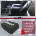 Hecasa Center Console Lid Armrest Cover Compatible With 2007-2014 Chevy Silverado 1500 2500 3500 Tahoe Suburban Yukon Sierra
