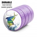 Dorado Mahi-mahi Fishing 6 Valve Stem Caps For Tire Rim Wheel Aluminum Purple