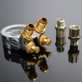 30 Row An10 Universal Engine Aluminum Transmission Oil Cooler Kit With Thermostat 80 Deg Adapter 
