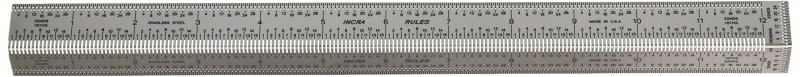 Incra Bndrul12 12-inch Precision Bend Rule