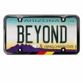 Ipick Image Slim Real Black Carbon Fiber German Flag In Sports Stripe License Plate Frame