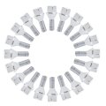 20pcs Wheel Lug Bolts M12x1 25 19mm Hex Length 28mm 611-005 Replacement For 2014-2022 Jeep Cherokee 18-23 Compass 13-16 Dodge
