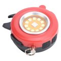 Keychain Flashlight Aluminum Alloy Portable Led Torch With Rgb Modes Emergency Light For Camping And Car Repair Red