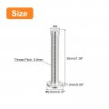 Uxcell M5-0 8 X 35mm 30pcs Flat Round Head Screws 304 Stainless Steel Phillips Drive Machine Hardware Fastener For Furniture