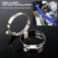 G-plus Silicone Radiator Hose Kit W Clamps Compatible With Jeep Wrangler Tj 4 0l 1997-2001 Red 2 Pcs