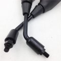 Httmt Mt385-bk Black Rearview Mirrors Compatible With Aprilia Sr Motard Rxv Sxv Pegaso Shiver Mana Tuono