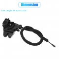 X Autohaux 2047500485 Rear Trunk Tailgate Door Lock Latch Actuator Assembly For Mercedes-benz C250 2012-2015 C300 2008-2014