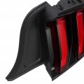 Left Right Taillight For 2015-2020 Ford Mustang Tail Light Brake Lamp Assembly Plastic Red Lens Black Housing