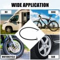 X Autohaux 2pcs 24 Tire Inflator Hose Adapter Dual Lock On To Connection Air Chuck With For Standard Valve Fine Thread Without