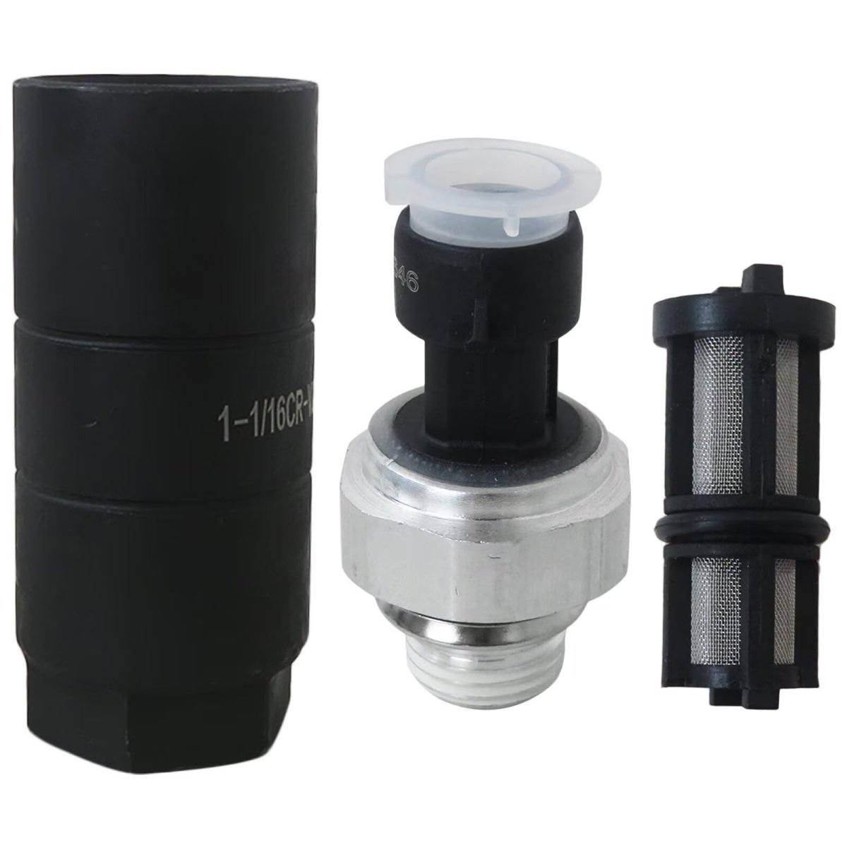 Oil Pressure Sensor 126778 For Hummer H2 6 0l 2003 2007 6 2l 2008 H3 5 3l Replaces 12614969 Ps308 Includes Screen Filter And