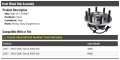 Front Wheel Bearing Hub Assembly For 2007-2010 Gmc Sierra 3500 Hd 4wd Rwd With Heavy Duty Suspension