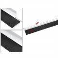 Uxcell Door Bottom Sweep F-shape Aluminum Alloy Base With 1 2-inch Black Nylon Brush 39-inch X 5-inch