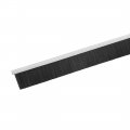 Uxcell Door Bottom Sweep F-shape Aluminum Alloy Base With 1 2-inch Black Nylon Brush 39-inch X 5-inch