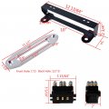 Astra Depot 10 Silver Hawse Fairlead 254mm Flip-up Mounted License Plate Holder 12v 500a Winch Solenoid Relay 8000-15000 Lbs
