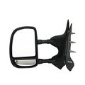 Door Mirror Left Side Driver For 1992 To 2014 Ford Econoline Club Wagon Black Convex Glass Model 
