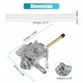 Uxcell Motorcycle Fuel Valve Petcock With Male Thread For Honda Nighthawk 450 Cb450sc 1982-1986 700s Cb700sc 1984-1986