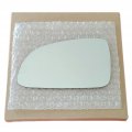 Mirror Glass And Adhesive 00-02 Accent Driver Left Side Replacement 