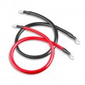 Motorbymotor Power Battery Cable With Terminals 18 Inch 4 Gauge Awg Wire Set 3 8 Ring Inverter Cables For Car Marine Solar Atv 