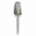 Uxcell Double Cut Tungsten Carbide Rotary File 5 8-inch Head 6mm Shank Oval Shaped