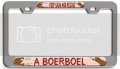 Keep Calm And Rescue A Boerboel Dogs Pets Ch 3d Metal License Plate Frame Auto Suv Truck Tag Holder G55 