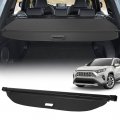 Auxmart Retractable Cargo Cover For Toyota Rav4 2019 2020 2021 2022 2023 Security Shade Shield Carbon Fiber Waterproof Rear 