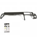 G-plus Dashboard Grey Half Dash Cover Compatible With Chevy Silverado Ls Lt Wt Base 2007-2013 Fit Gmc Sierra Sl Sle Gray