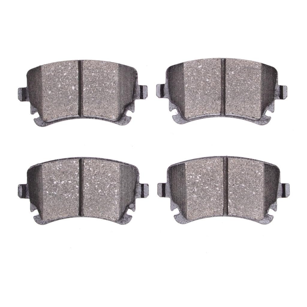 Disc Brake Pads For Audi A6 Quattro 2005 To 2011 Low Metallic Electronic Wear Sensor 2 31 Inner Height 4 57 In Pad Width