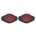 Gzyf Liru Side Marker Clearance Lights 2 Pcs Round Light Winding Lamp For Car Bus Truck Trailer Lorry Tractor Camper Motorhome